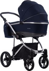 Дитяча коляска 2 в 1 Bebetto Bresso Premium SILVER 03 (503.32.19.SL03)